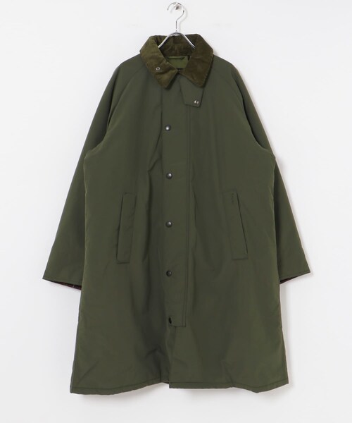 URBAN RESEARCH（アーバンリサーチ）の「Barbour　EXMOOR CASUAL COAT（ステンカラーコート・メンズ・BLACK/OLIVE・36/38/40/42）」の13枚目の写真
