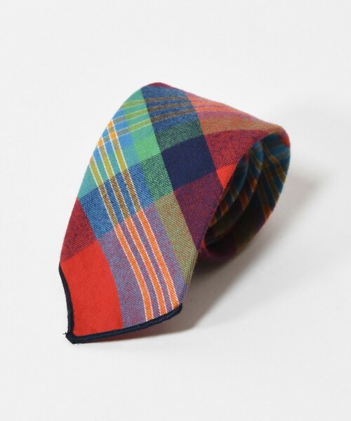 ADAM ET ROPE'(アダムエロペ)の「【ENGINEERED GARMENTS】Neck Tie(ネクタイ・メンズ・レッド系・F)」の2枚目の写真