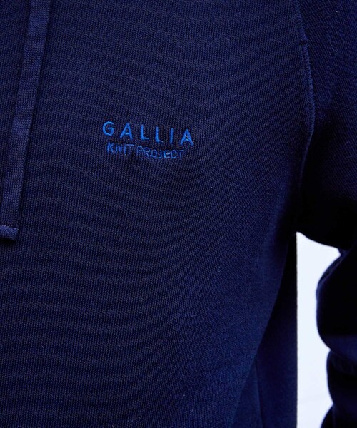 ADAM ET ROPE'（アダムエロペ）の「【GALLIA/ガッリア】Knit hoodie（パーカー・メンズ・グレー/ネイビー・50/52）」の18枚目の写真