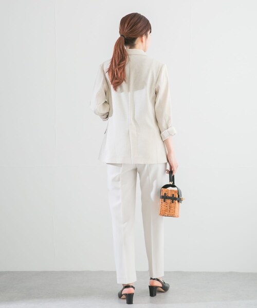 URBAN RESEARCH ROSSO（アーバンリサーチロッソ）の「ストレッチツイルスティックパンツ（その他パンツ・レディース・BLACK/WHITE・34/36/38）」の8枚目の写真