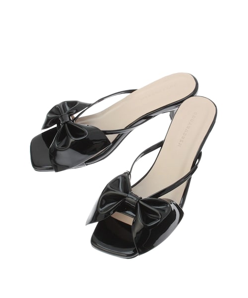 MERCURYDUO（マーキュリーデュオ）の「ビッグリボンシェイプストラップサンダル（サンダル・レディース・レッド/ブラック/シルバー・36/38）」の12枚目の写真