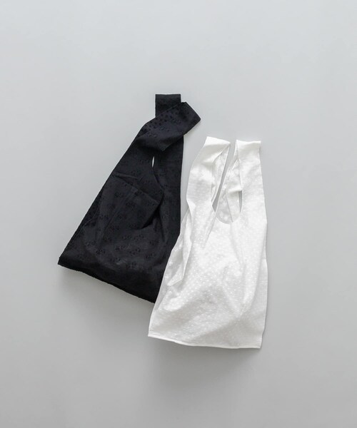 かぐれ（カグレ）の「ジャガードマルシェバッグ（その他雑貨・レディース・OFF/BLACK・FREE）」の10枚目の写真