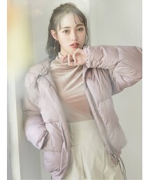 dazzlin | ウォーミーカラーダウンライクブルゾン(ブルゾン)