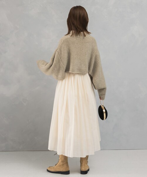 URBAN RESEARCH ROSSO（アーバンリサーチロッソ）の「オーガンジープリーツスカート（スカート・レディース・OFF WHITE/YELLOW・FREE）」の7枚目の写真