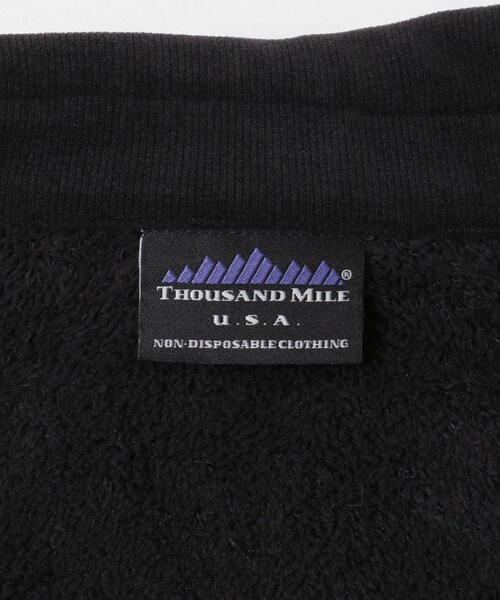 URBAN RESEARCH(アーバンリサーチ)の「『別注』THOUSAND MILE×URBAN RESEARCH KNIT FLEECE ZIP PARKA(パーカー・レディース・OFF WHITE/BLACK・Free)」の11枚目の写真
