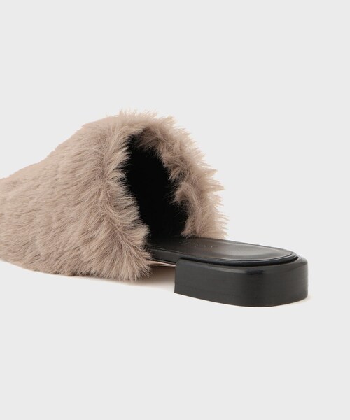 ROPE'(ロペ)の「【PELLICO SUNNY(ペリーコサニー)】FUR MULE|フラットシューズ(その他シューズ・レディース・ブラック/ライトグレー・36/37/38)」の19枚目の写真