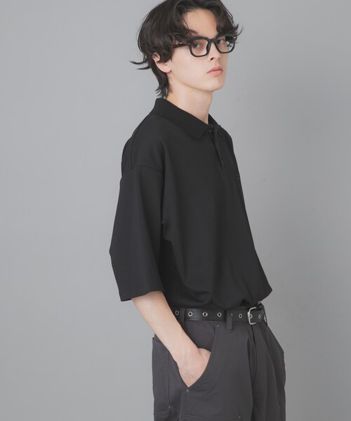 SENSE OF PLACE by URBAN RESEARCH（センスオブプレイスバイアーバンリサーチ）の「『別注』Converse×SENSE OF PLACE　JACK PURCELLポロシャツ（ポロシャツ・メンズ・WHITE/BLACK/BLUE・M/L）」の18枚目の写真