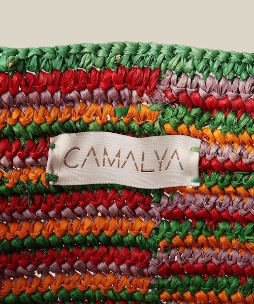 ROPE'(ロペ)の「【CAMALYA(カマーリア)】MALINA(トートバッグ・レディース・グリーン/ピンク系・F)」の17枚目の写真