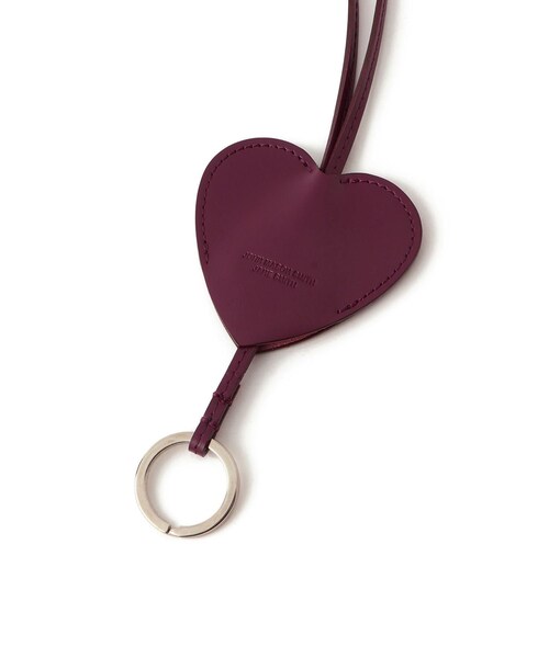 ADAM ET ROPE'(アダムエロペ)の「【JANE SMITH(ジェーンスミス)】COW LEATHER HEART KEY CASE(キーケース/キーアクセサリー・レディース・ブラック/ダークブラウン/ワイン・F)」の7枚目の写真
