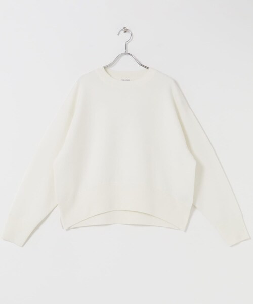 URBAN RESEARCH DOORS(アーバンリサーチドアーズ)の「FORK&SPOON ダブルフェイスクルーネックニット(ニット/セーター・レディース・OFF/TOP GRAY/BLUE・1)」の12枚目の写真