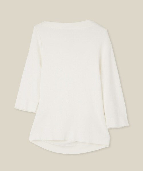 ROPE'（ロペ）の「【NATAN（ナタン）】KNIT(洗濯機可）（Tシャツ/カットソー・レディース・ブラック/ホワイト・F）」の10枚目の写真