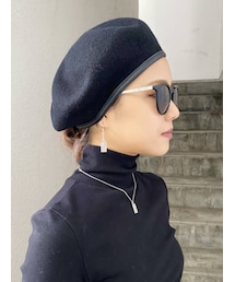 GYDA | パイピングフェルトベレー(ハンチング/ベレー帽)