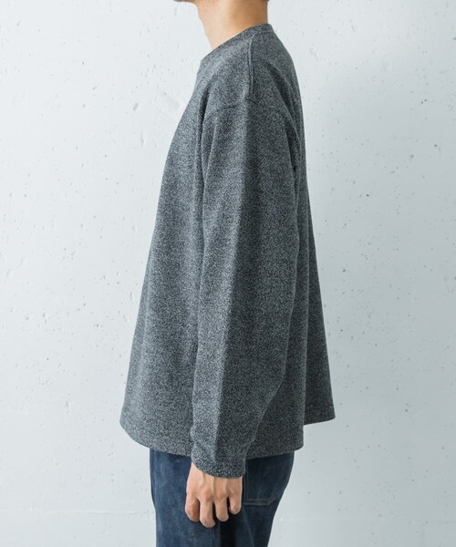 URBAN RESEARCH（アーバンリサーチ）の「crepuscule　Co/Ra Moss Stitch Pullover（ニット/セーター・メンズ・OATMEAL/H GRAY/BLACK・1/2）」の13枚目の写真