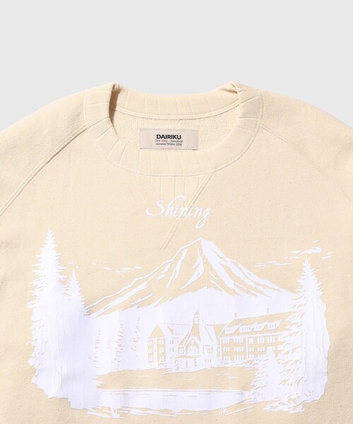 ADAM ET ROPE'(アダムエロペ)の「【DAIRIKU/ダイリク】Odd Hotel Silk-Cotton Sweater(ニット/セーター・メンズ・ブラック/キナリ・M/S)」の7枚目の写真