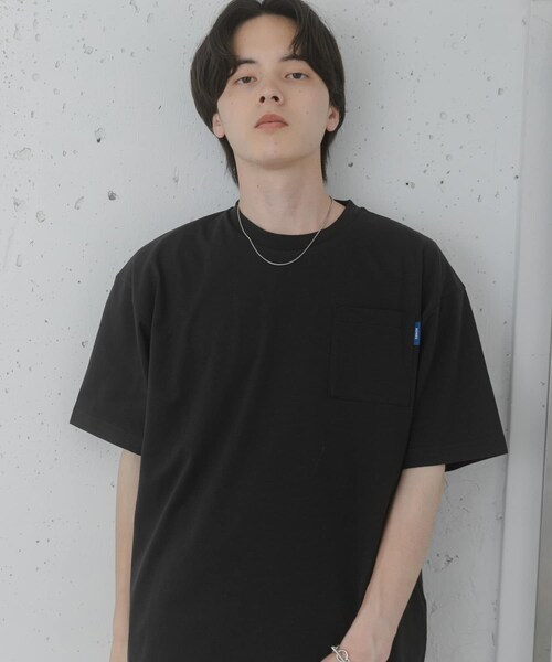 SENSE OF PLACE by URBAN RESEARCH(センスオブプレイスバイアーバンリサーチ)の「『UR TECH ひやサラクール』リラックスポケットTシャツ(Tシャツ/カットソー・メンズ・WHITE/BLACK/BROWN/L.YELLOW・M/L)」の22枚目の写真