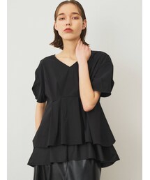 ELENDEEK | BACK PLEATS LAYERED BL(シャツ/ブラウス)