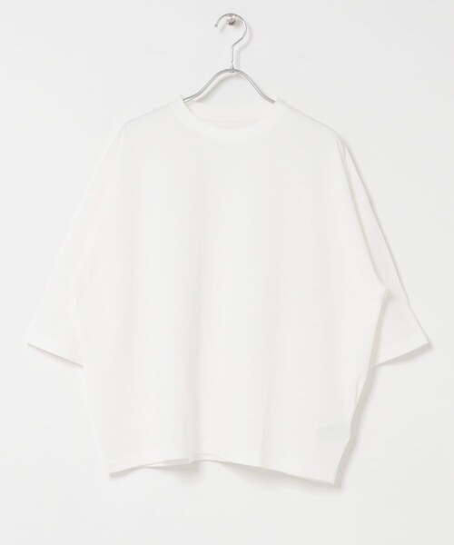 かぐれ（カグレ）の「ワイドTシャツ（Tシャツ/カットソー・レディース・OFF/NAVY/YEL BEIGE・Free）」の9枚目の写真