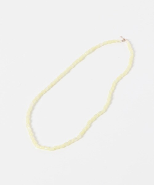 かぐれ（カグレ）の「Toile　DS SHELL BEADS NECKLACE（ネックレス・レディース・WH・40）」の2枚目の写真