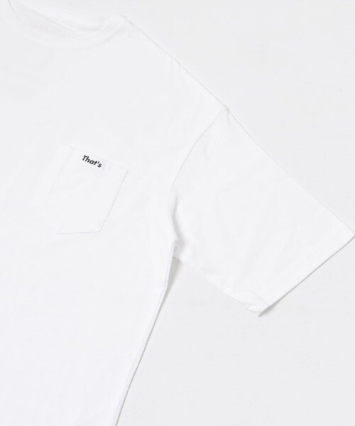 THE GOODLAND MARKET（ザグッドランドマーケット）の「That’s　the Tee Tag&Pocket（Tシャツ/カットソー・メンズ・WH・M/L/XL）」の11枚目の写真