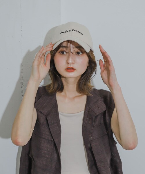 SENSE OF PLACE by URBAN RESEARCH（センスオブプレイスバイアーバンリサーチ）の「ロゴキャップ（キャップ・レディース・NAVY/IVORY・one）」の5枚目の写真