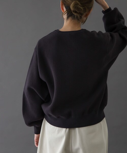 URBAN RESEARCH DOORS(アーバンリサーチドアーズ)の「FORK&SPOON エンブロイダリーロゴニットプルオーバー(ニット/セーター・レディース・NAVY/GRAY・1)」の14枚目の写真