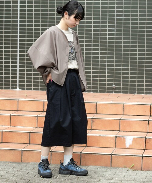 EKAL(エカル)の「『速乾/通気性』DOT AIR CARDIGAN(カーディガン/ボレロ・レディース・ブラック/グレージュ/ネイビー・One)」の19枚目の写真