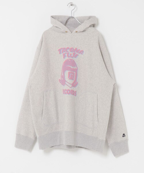EKAL（エカル）の「TACOMA FUJI RECORDS　TFR LOGO HOODIE（パーカー・メンズ・OATMEAL・M/L/XL）」の3枚目の写真
