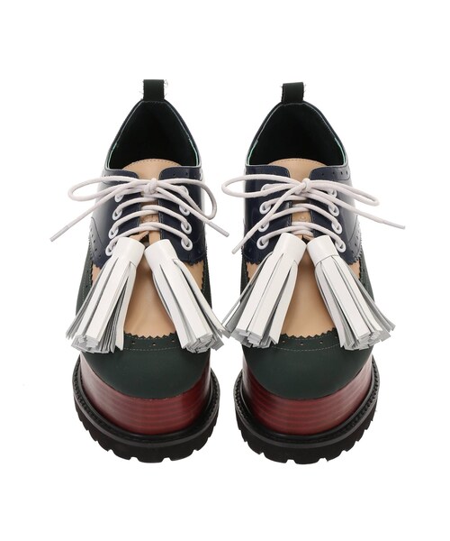 PAMEO POSE（パメオポーズ）の「Tassel Shoes（その他シューズ・レディース・ブラック/ベージュ・36/38/40）」の6枚目の写真