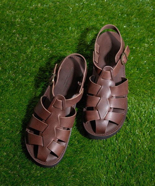 URBAN RESEARCH Sonny Label（アーバンリサーチサニーレーベル）の「Organic Handloom　GURKHA（サンダル・メンズ・ダークブラウン・26/27/28）」の3枚目の写真