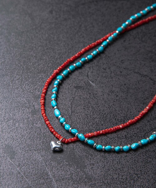 URBAN RESEARCH(アーバンリサーチ)の「decor『デコール』 TurquoiseHematiteDotNL(ネックレス・レディース・SV・-)」の5枚目の写真