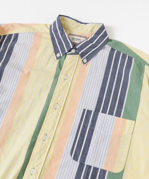 URBAN RESEARCH（アーバンリサーチ）の「FREEMANS SPORTING CLUB　CHRYSTIE SHIRT（シャツ/ブラウス・メンズ・ブルー/イエロー・S/M）」の11枚目の写真