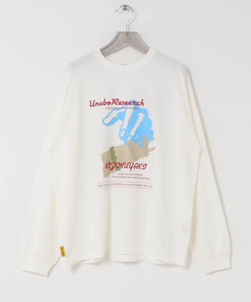 URBAN RESEARCH（アーバンリサーチ）の「鳥貴族×UR　UnuboResearch LONG-SLEEVE T-SHIRTS B（Tシャツ/カットソー・メンズ・WHITE/OATMEAL/CHARCOAL/BLACK/YELLOW/MOCHA・M/L/XL）」の14枚目の写真