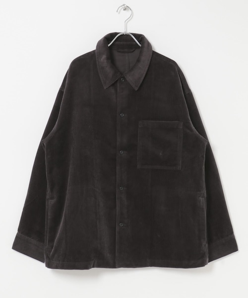 URBAN RESEARCH DOORS(アーバンリサーチドアーズ)の「FORK&SPOON コーデュロイカバーオールジャケット(カバーオール・メンズ・ECRU/CHARCOAL/BROWN・4/5)」の2枚目の写真