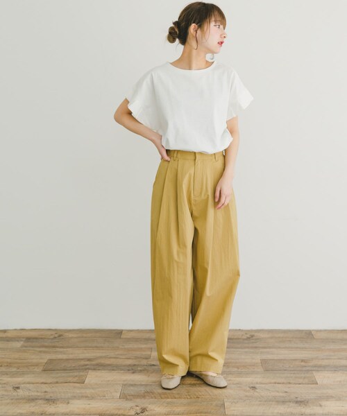 ITEMS URBANRESEARCH（アイテムズ アーバンリサーチ）の「ナイロンコクーンパンツ（その他パンツ・レディース・KHK/BEG/NVY・FREE）」の11枚目の写真