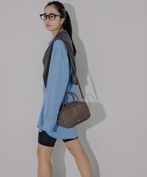 RODE SKO（ロデスコ）の「hun RODESKO　Marbling boston（ボストンバッグ・レディース・SALLOW/CCL BROWN・one）」の19枚目の写真
