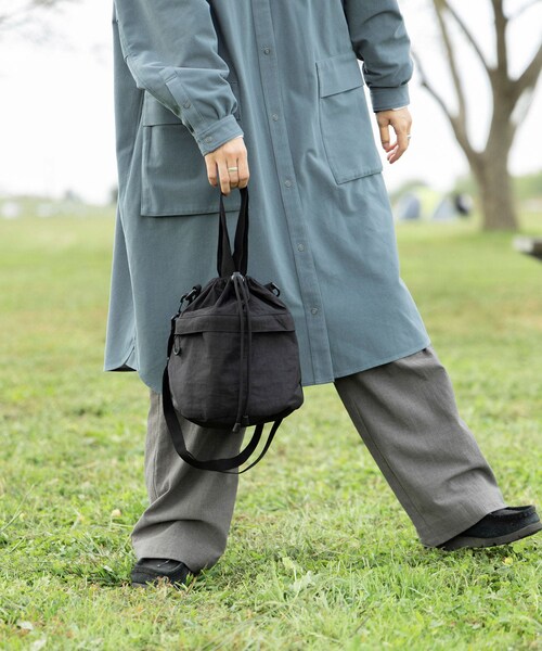 EKAL（エカル）の「TINY GARDEN PRODUCTS　ストロール2WAYバッグ（ショルダーバッグ・レディース・IVORY/BLACK/KHAKI/L.GREEN・one）」の2枚目の写真