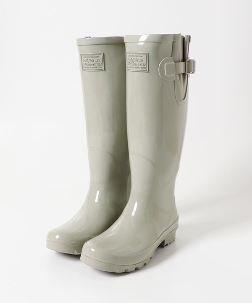 KBF（ケイビーエフ）の「Rockfish Weatherwear　GLOSS RAIN BOOTS LONG（ブーツ・レディース・BUTTER/SAGE/BLACK・23/24）」の4枚目の写真