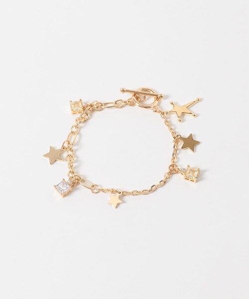 URBAN RESEARCH Sonny Label（アーバンリサーチサニーレーベル）の「カラービジュー×スターブレスレット（ブレスレット・レディース・シルバー/ゴールド・One）」の10枚目の写真