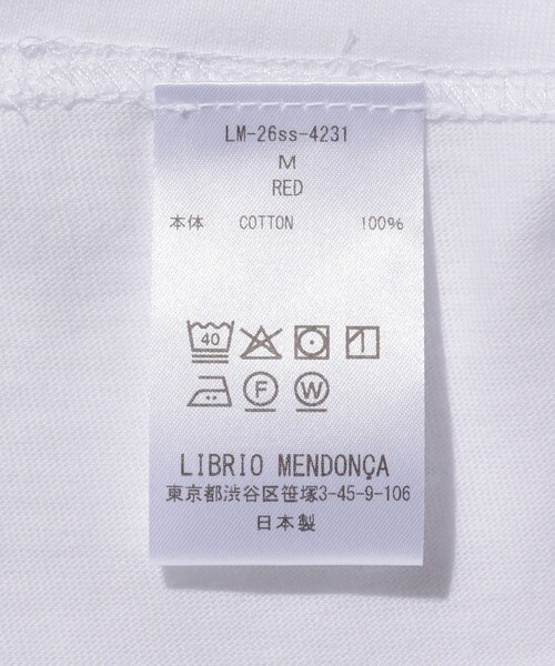 ADAM ET ROPE'(アダムエロペ)の「【LIBRIO MENDONCA/リブリオ メンドンサ】FLOWER PRINTED RAGLAN TEE(Tシャツ/カットソー・メンズ・ブラック/レッド・L/M/S)」の17枚目の写真