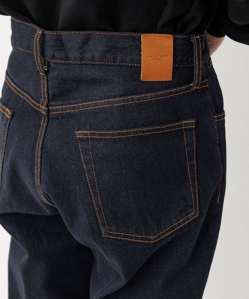 ADAM ET ROPE'(アダムエロペ)の「13oz デニムストレートスラックス / ADAM ET ROPE' JEANS(デニムパンツ・メンズ・ブラック系/ネイビー・L/M/S/XL)」の21枚目の写真