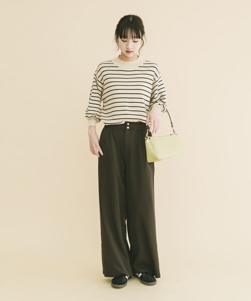 ITEMS URBANRESEARCH（アイテムズ アーバンリサーチ）の「ワイドイージーパンツ（その他パンツ・レディース・BEG/BRN/BRD・Free）」の12枚目の写真