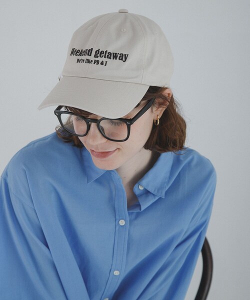 URBAN RESEARCH Sonny Label（アーバンリサーチサニーレーベル）の「WEEKEND GETAWAY CAP（キャップ・レディース・アイスグレー/グリーン/チェリーレッド・One）」の4枚目の写真