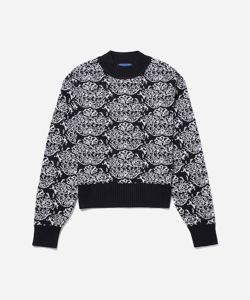 Saturdays NYC（サタデーズ ニューヨークシティ ）の「VARICK MOCKNECK SWEATER（ニット/セーター・レディース・ブラック/ブルー・L/XL/XS）」の3枚目の写真