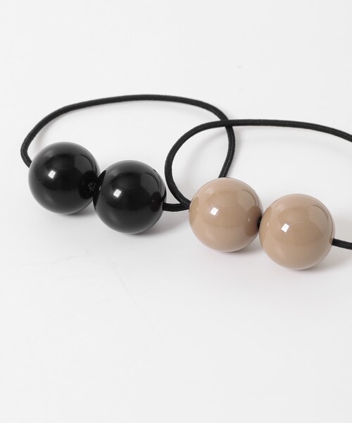 URBAN RESEARCH（アーバンリサーチ）の「decor『デコール』　SET HAIR TIE（ヘアゴム・レディース・BEIGE/BK/CARAMEL/BK・-）」の9枚目の写真