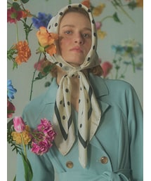 RESEXXY | 大判ドットスカーフ(マフラー)