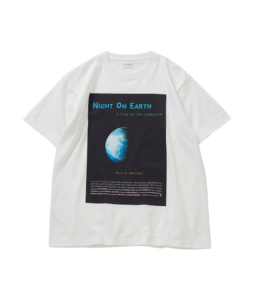bonjour records(ボンジュールレコーズ)の「Jim Jarmusch/ジム・ジャームッシュ for bonjour records “Night On Earth” ,“Mystery Train” Official T-shirt(Tシャツ/カットソー・レディース・ブラック/ブラック系/ホワイト/ホワイト系・L/M/XL)」の3枚目の写真