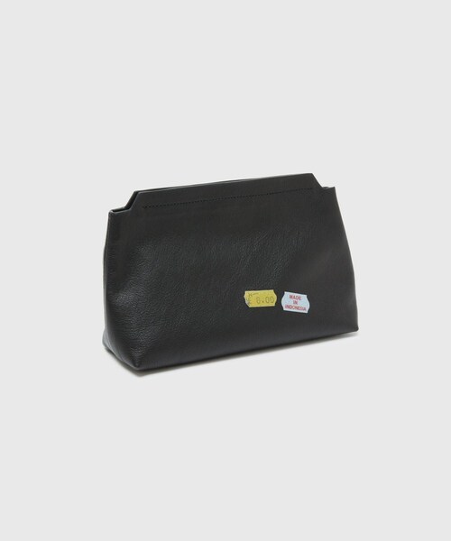 ADAM ET ROPE'（アダムエロペ）の「【BAL/バル】LEATHER POUCH CASE（ポーチ・メンズ・ブラック・F）」の2枚目の写真