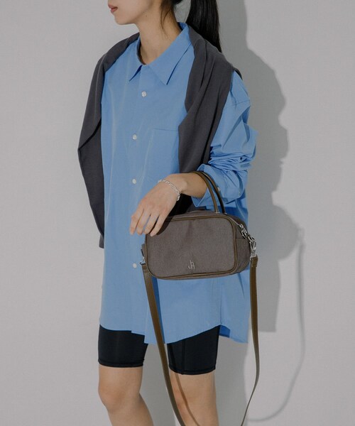 RODE SKO（ロデスコ）の「hun RODESKO　Marbling boston（ボストンバッグ・レディース・SALLOW/CCL BROWN・one）」の15枚目の写真