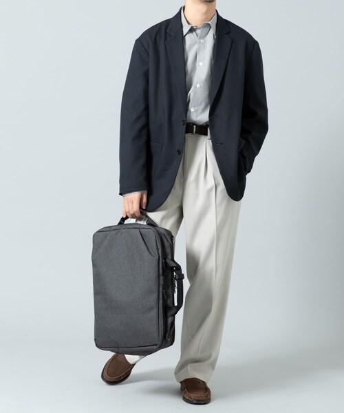 RODE SKO（ロデスコ）の「撥水タック3WAYリュックサック（バックパック/リュック・メンズ・BLACK/CHARCOAL・one）」の22枚目の写真