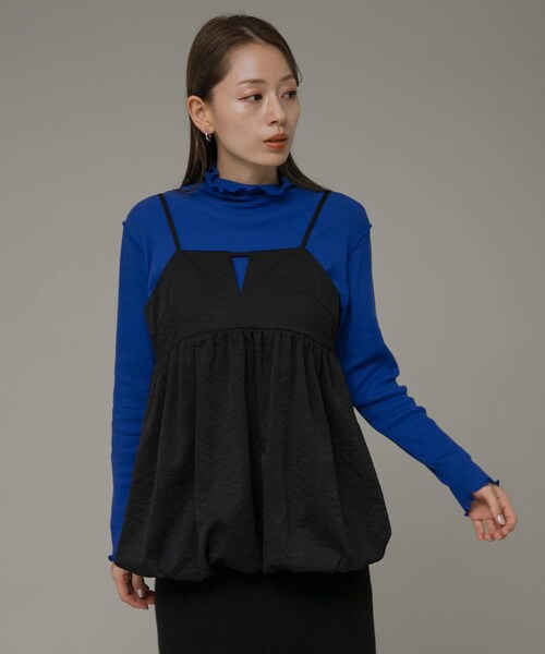 URBAN RESEARCH Sonny Label（アーバンリサーチサニーレーベル）の「バルーンキャミビスチェブラウス（その他トップス・レディース・グレージュ/ブラック/チャコール・FREE）」の6枚目の写真